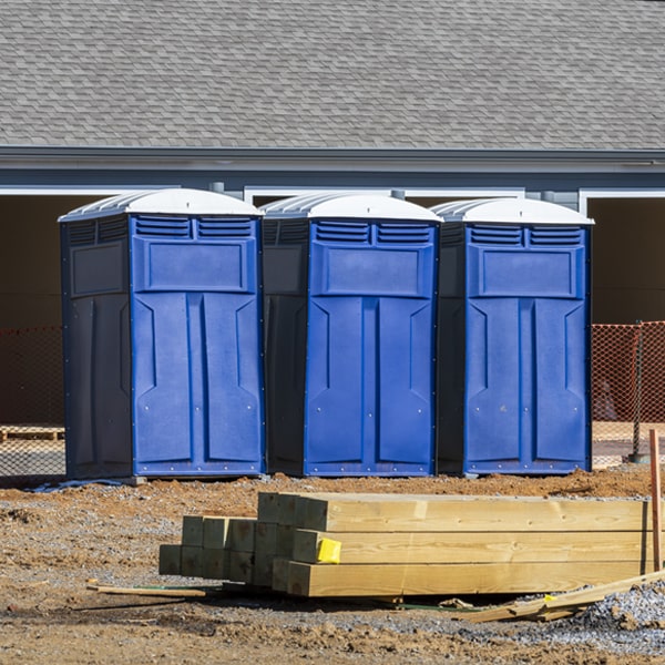 what is the expected delivery and pickup timeframe for the porta potties in Fenwick Island